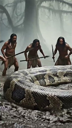 Life 2 Million Years Ago | Humans vs Giant Anaconda: Epic Survival Feast! 🐍🔥 #ancienthumans