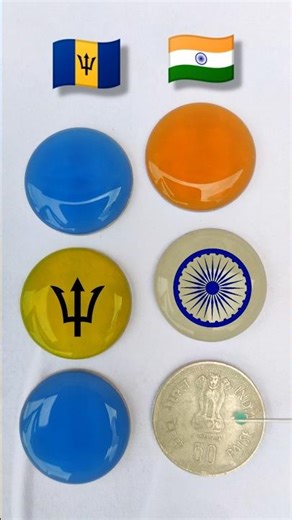 🇧🇧 Barbados vs 🇮🇳 India | Flag Symbols Explained