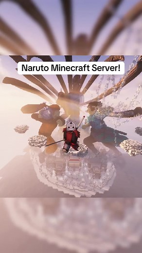 Minecraft, but it’s Naruto! #naruto #anime #roblox #minecraft #akatsuki
