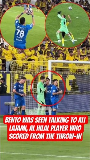 Bento Terlihat Berbicara dengan Pemain Al-Hilal, Ali Lajami Sebelum Lemparan Bola yang Berujung Gol