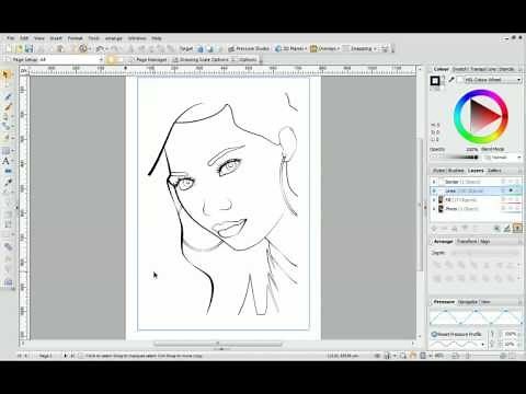 Serif DrawPlus X6 Tutorial - Pen and Pencil Drawing