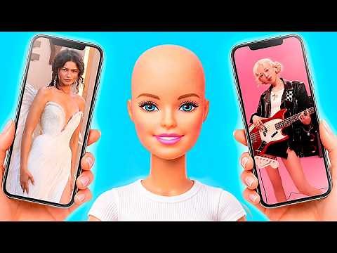 I gave my old Barbies a Celebrity MAKEOVER