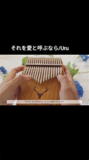 それを愛と呼ぶなら/Uru 17音カリンバで弾いてみた！