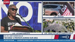 Rev. Dr. Janet Garner-Mullin at No Kings protest Charlotte: 'We don't need more band aids on bullet wounds - we need real change'