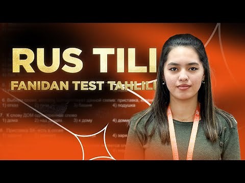 DTM-2023 standartidagi 30 ta testlarning tahlili | Rus tili