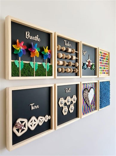 Pick Your Sensory Board | Individual 18x18 Wall Panels for Sensory Play, Focus, and Tactile Engagement | OT, ADHD, Autism, Classroom Decor - Etsy