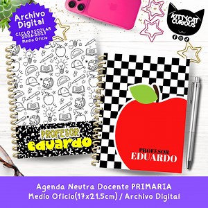 Agenda Docente PDF 2026-2027 Primaria | Planeador Escolar para Maestros | Estilo Neutra - Etsy México
