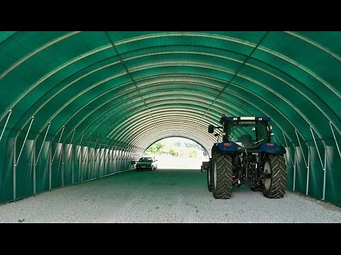 Tunnel de stockage 9m20 - tunnel d'élevage - direct fabricant français