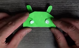 Google enseña a elaborar un Android de origami como sorpresa de Año Nuevo