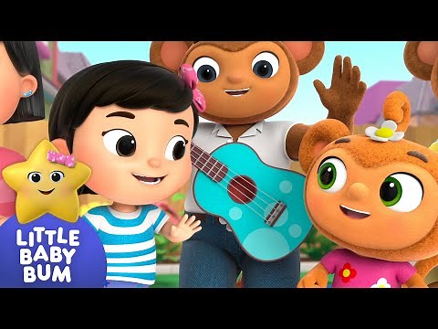 Lær Engelsk | Fingerfamilien | Børnesange og tegnefilm | Little Baby Bum Danske