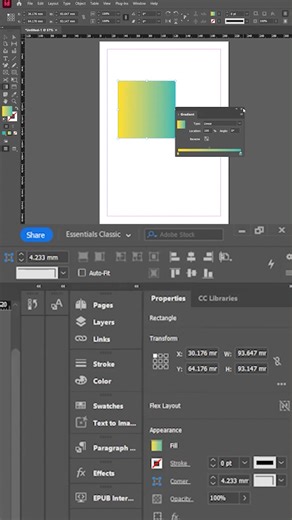 Amany Fawzy on Instagram: "How do you do a gradient in InDesign? #gradient #indesign"