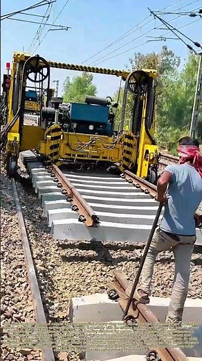 Laying Pre-Assembled Track: How Specialized Machinery Joins New Rails to Existing Lines