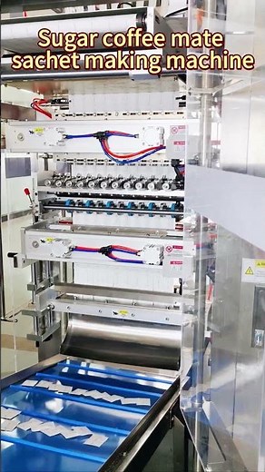 Ten lanes sugar coffee mate sachet making machine, sugar coffee mate sachet maker