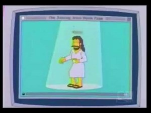 The simpsons: Dancing Jesus