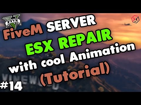 FiveM ESX_REPAIR with cool animation | FiveM Server einrichten #14 | GTA5 RP Server |