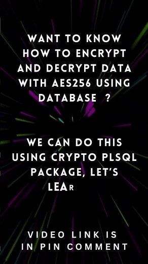 How to encrypt and decrypt data with AES256 Database crypto package in Oracle Integration 3, OIC 3