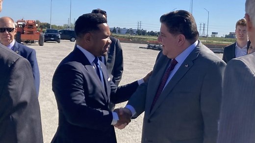 Construction of $350M Cyrus One data center set to begin in Aurora. Pritzker, state leaders attend ground-breaking.