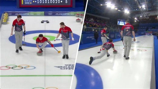 HIGHLIGHTS: Top plays from Team USA's curling match after 8-5 win against Sweden