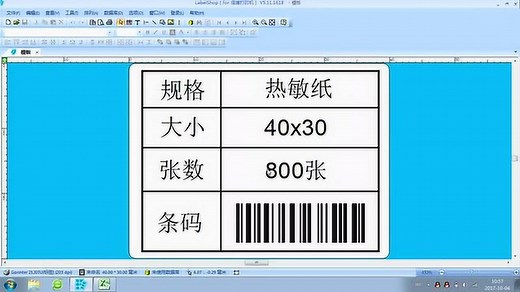 佳博编辑软件LabelShop数据库打印操作演示