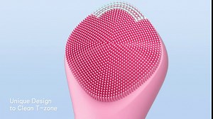 Facial Cleansing Brush Face Scrubber: Electric Sonic Vibration Face Brush for Exfoliating and Deep Cleaning Silicone Rechargeable Cleanser Device Waterproof Machine Skin Wash Exfoliator System