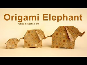 How to Make an Origami Elephant