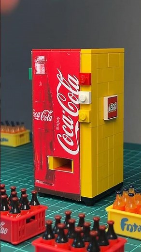 Working Lego Soda Vending Machine #lego