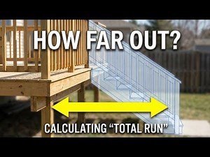 How to Calculate Where Bottom of Your Stairs Will Land in Less Than Two Minutes