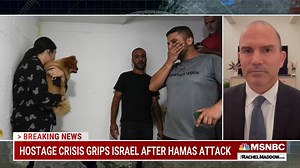 A real variable we've not seen before: Hamas hostage-taking complicates response to attacks - Ben Rhodes, former deputy national security advisor under President Obama, talks with Rachel Maddow about how the taking of so many hostages by Hamas complicates Israel's response to the weekend's attacks. | The Rachel Maddow Show