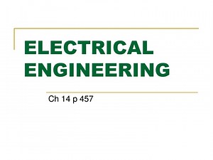 ELECTRICAL ENGINEERING - SlideServe