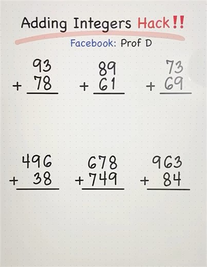Add Numbers the Easy Way (No Stress, No Calculator) | Prof D