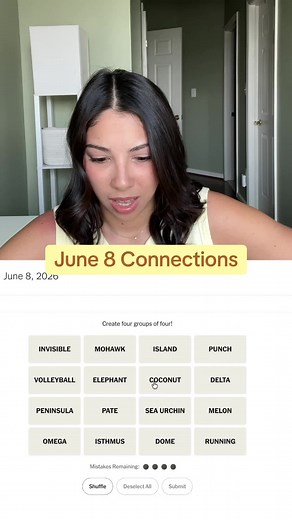 NYT Connections June 8: Solve the Word Puzzle