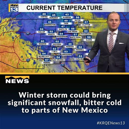 Quiet weather continues through Thursday across New Mexico. A potentially significant winter storm will bring widespread snow, wintry mix, rain, and very cold temperatures Friday through the weekend. MORE HERE: https://www.krqe.com/weather/video-forecast/winter-storm-could-bring-significant-snowfall-bitter-cold-to-parts-of-new-mexico/ | KRQE News 13