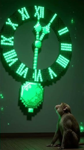 Mystic Emerald Clock ASMR — Deep, Hypnotic Ticks 😵‍💫💚🗿 #asmr #minecraft #relaxing