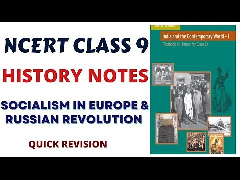 Class 9 Notes Socialism in Europe and the Russian Revolution NCERT