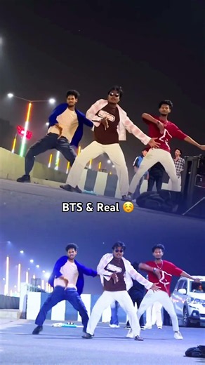 BTS & Real ☺️ #dance #bhojpuri #bhojpurisong #viral #trending #shorts
