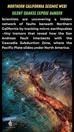 Northern California hides a mysterious secret seismic web - #Earthquake,#Seismology