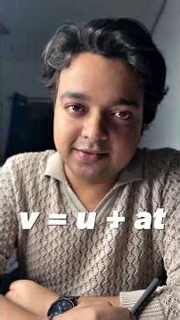 Let's Prove v = u + at #shorts #physics #maths #mathematics #kinematics #motion