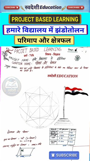 Class 7 PBL science Project |मेरे विद्यालय में झंडोतोलन| परिमाप और क्षेत्रफल | Perimeter & Area