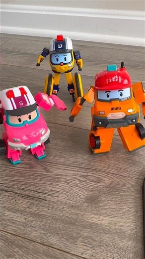 Robocar Poli Characters TRANSFORM Into Transformers😱Sandy, Droney, & Mark’s EPIC Transformation