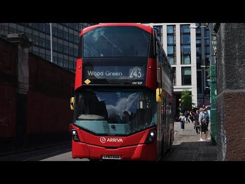 Full Route Visual | London Bus Route 243 | Towards Waterloo Station | HV337 LF67 EUD