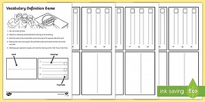 Vocabulary Definition Game