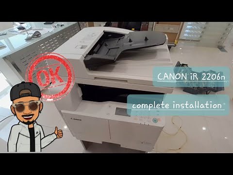 CANON iR 2206N | complete guide + installation
