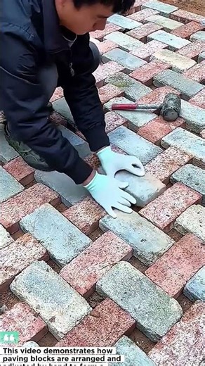 Perfect Brick Paving Installation | Manual Interlocking Block Technique