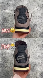 Real Vs Fake Taupe Haze Jordan 4 #shorts #sneakerhead #viral