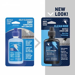 White Lightning® Clean Ride™ Self-Cleaning Bicycle Chain Lubricant, 2oz