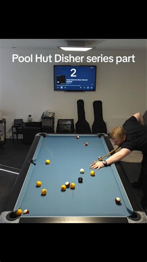 Pool Hut Disher series part 2 #pool #billiards #8ball #skills #fyp #fypシ #fypage