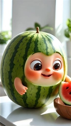 AI Watermelon Eats Watermelon 🍉 #dreamscreenai