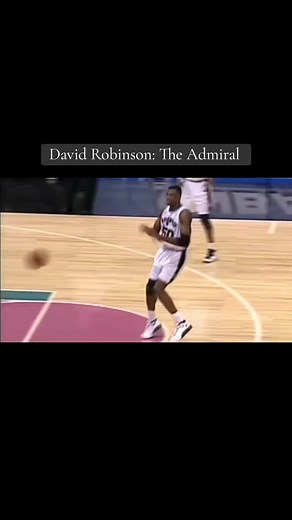David Robinson played basketball for the San Antonio Spurs from 1989-2003. Nicknamed