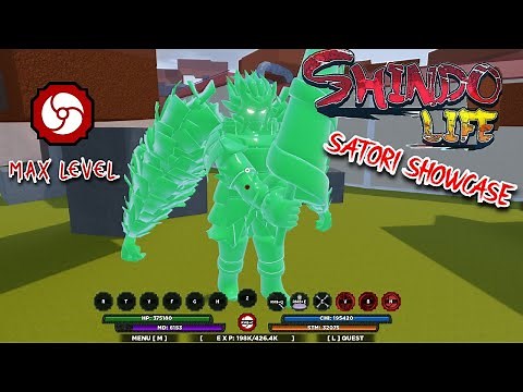 (Max Level) Satori Showcase|Shindo life(2021)