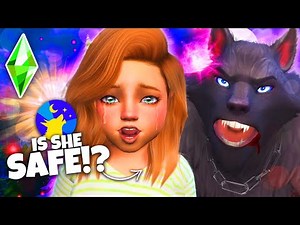 what happens when a TODDLER gets trapped with an ENRAGED WEREWOLF? (The Sims 4 Werewolves! 🐺Ep 4)